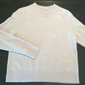 Athleta Mock Neck Raglan Sleeve Sweater-Merino Wool Blend